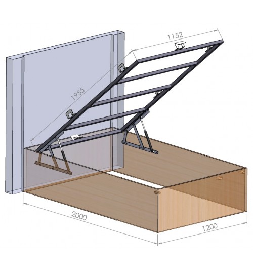 BAZA KASASI VE MEKANİZMA SETİ 120X200 